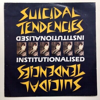 Suicidal Tendencies Institutionalised Vinyl 12” Single VST 1039 Hardcore Metal