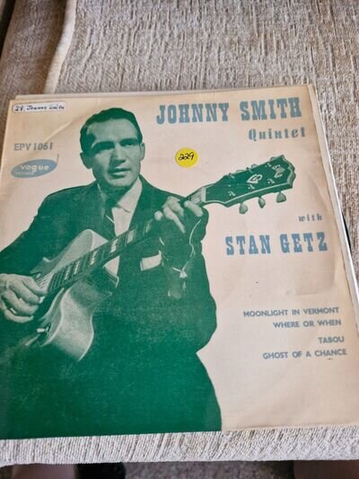 Johnny Smith Moonlight In Vermont 7" vinyl single record UK