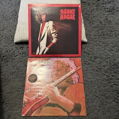 Sammy Hagar Vinyl Album Bundle X2 V/g+ Condition One On Red Vinyl