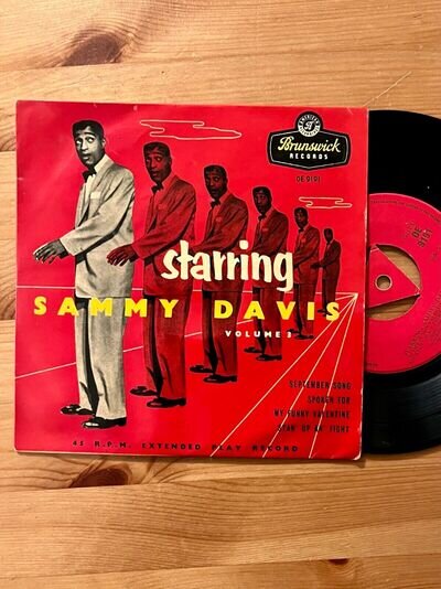 Sammy Davis Jr. Starring Sammy Davis Volume 3; Brunswick, OE 9191; 7" EP 1955