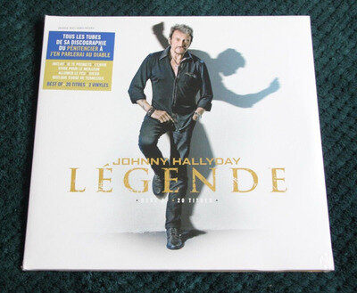 JOHNNY HALLYDAY LÉGENDE: BEST OF 20 TITRES 2022 FRENCH 2LP MERCURY 5396943