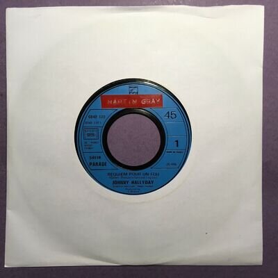 Johnny Hallyday - Requiem Pour Un Fou (7" single) juke box French issue 6042 122