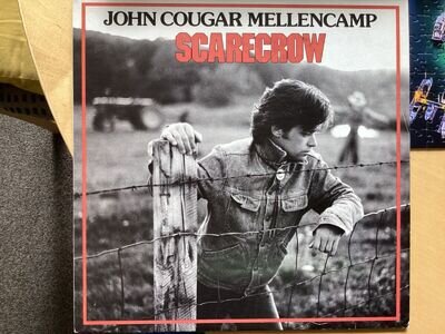 John Cougar Mellencamp—-Scarecrow——Used Vinyl Record -