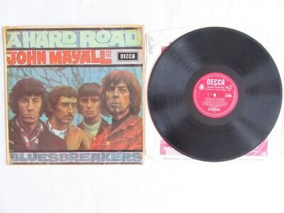 JOHN MAYALL AND THE BLUESBREAKERS A HARD ROAD 1967 UK DECCA MONO 1st PRESS