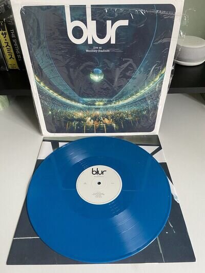 Blur - Live at Wembley Stadium - Triple Aqua Blue Coloured Vinyl 3LP