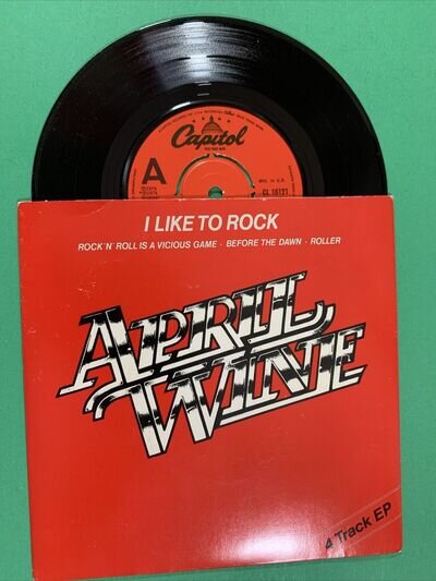 April Wine - I Like To Rock - Vinyl, 7" 1980 Capitol CL 16121 - Mint