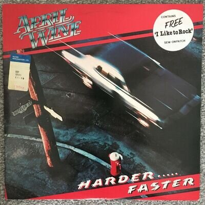 April Wine - Harder....Faster Vinyl LP, 1979, Capitol Records EST 12013, VGC