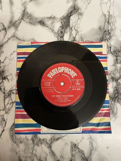 Johnny Angel Too Young To Go Steady 45 Parlophone EX