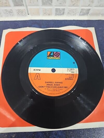 Darrell Banks "Angel Baby" 7" Vinyl Northern Soul UK Atlantic K 10879