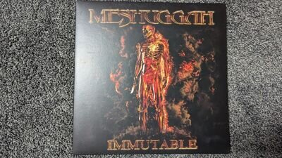 Meshuggah – Immutable 2 x LP Vinyl Black Red Transparent Marbled Limited Poster