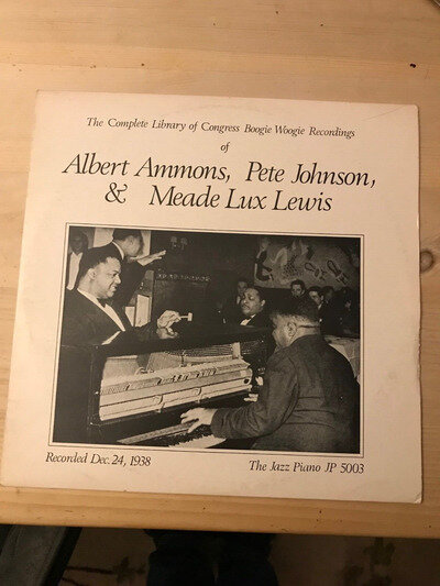 Albert Ammons, Pete Johnson, Meade "Lux" Lewis The Jazz Piano JP 5003 12" LP