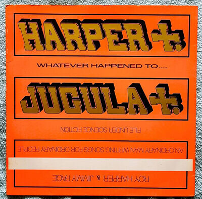 ROY HARPER & JIMMY PAGE - WHATEVER HAPPENED TO JUGULA (1985) 1st UK PRESS A2/B2