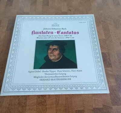 MAUERSBERGER - JOHANN SEBASTIAN BACH - KANTATEN CANTATAS - LP