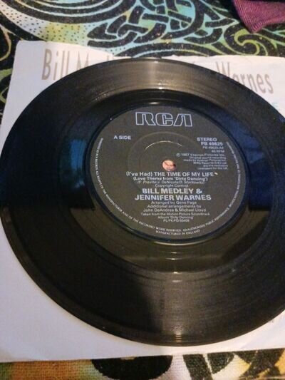 VG+ BILL MEDLEY / JENNIFER WARNES - (I've had) the time of my life - 7" single