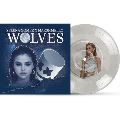 Selena Gomez x Marshmello: Wolves 7" - Limited Edition White Vinyl 7" Single