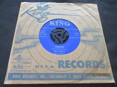 RARE BOYD BENNETT "SEVENTEEN - LITTLE OLE U-ALL" 1955 USA KING ROCKABILLY VG+