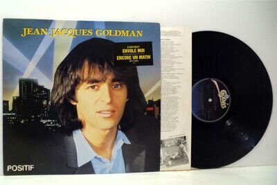 JEAN-JACQUES GOLDMAN positif LP EX/VG+ EPC 25852, vinyl, album, with lyric inner