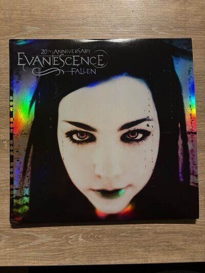 Evanescence Fallen 20th Anniversary Ltd Edition Black/Silver/White Blend 2LP