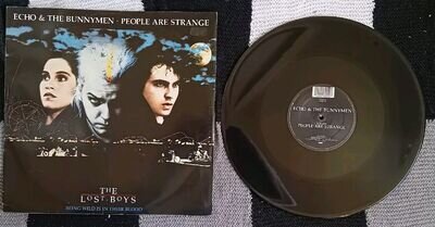 ECHO & THE BUNNYMEN - People Are Strange (Lost Boys) 12" Vinyl (1987) VG+/VG