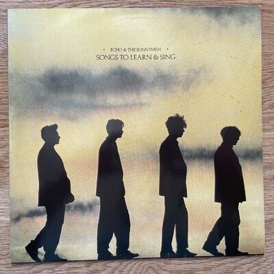 ECHO & THE BUNNYMEN 12" VINYL LP "SONGS TO LEARN & SING" KOROVA/WEA 1985 EX