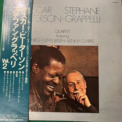 Oscar Peterson - Stéphane Grappelli -,Quartet VOL.2 JAPANESE NM Vinyl LP JAZZ