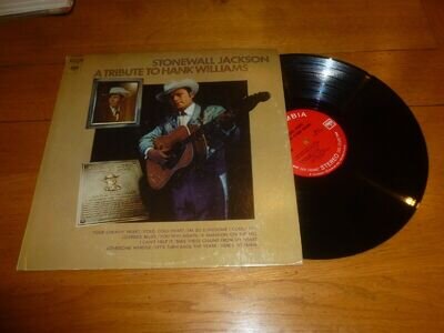 STONEWALL JACKSON - A tribute to Hank Williams - USA 11-track Vinyl LP