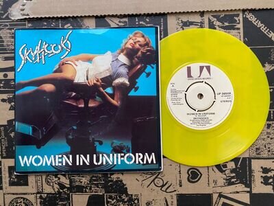 Skyhooks - Women In Uniform 7" - Yellow Vinyl - 1978 UP36508 - Iron Maiden