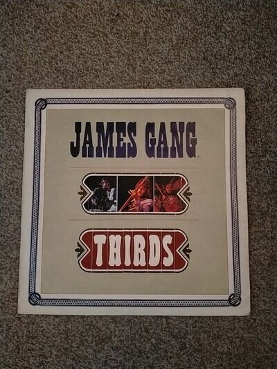 James Gang (Joe Walsh) Thirds LP 1971 UK First Press Probe/ABC A1G/B1G Vinyl EX