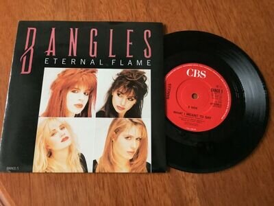 The Bangles mint minus CBS 45 1989 eternal flame fully playgraded