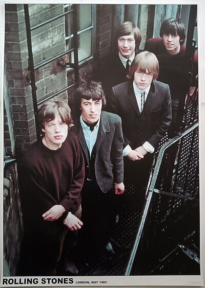 ROLLING STONES Poster London May 1965 December's Children Period 33 x 23 Inches