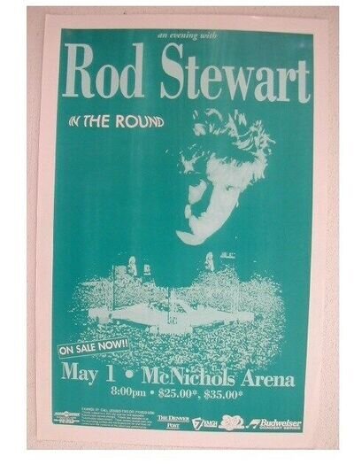 Rod Stewart Poster and Concert Poster