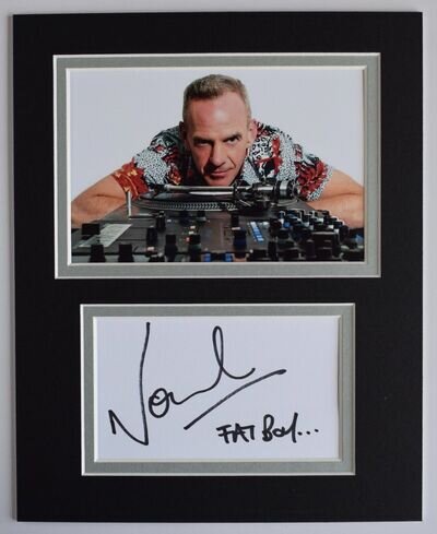 Norman Cook Signed Autograph 10x8 photo display Fatboy Slim Music DJ COA AFTAL