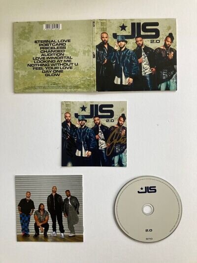 JLS Band Signed By All Four JLS 2.0 CD Insert & CD Cover AFTAL/UACC RD