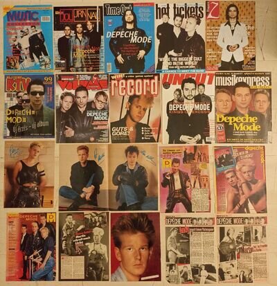 DEPECHE MODE Lots of Clippings & Posters Collection Synth Pop