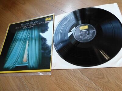 Chopin LP Martha Argerich Piano Sonata No. 3 Polonaises Mazurkas DG 2542 110