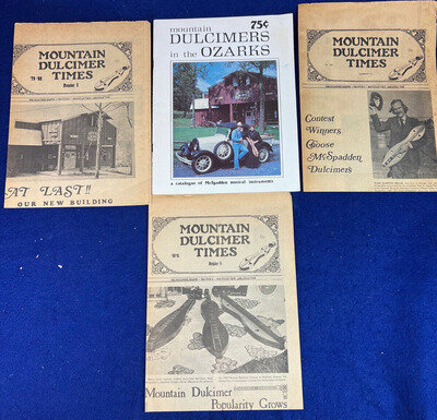 1977 McSpadden Mountain Dulcimer Catalog Times Music Book Ozarks Arkansas Vntg