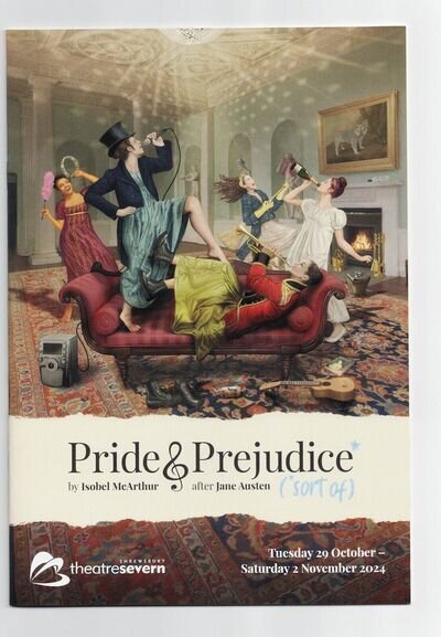 PRIDE & PREJUDICE (SORT OF) 2024 UK Theatre tour souvenir programme