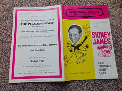 Wedding Fever theatre programme (1970, Sid James, John Inman, Great Yarmouth)