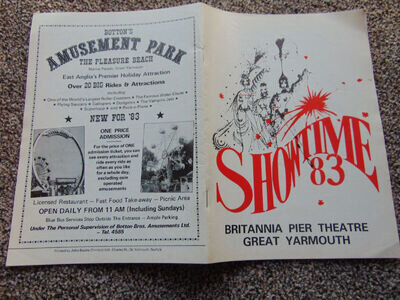 Showtime 1983 theatre programme (The Krankies, Black Abbots, Pete Price)