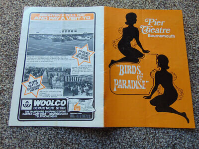 Birds of Paradise theatre programme (Bournemouth, Hugh Lloyd, Peter Byrne, etc)