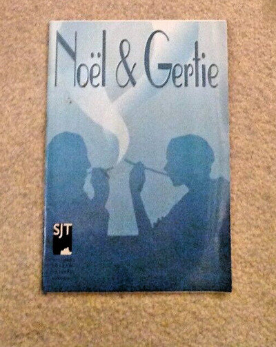 Theatre Programme-Stephen Joseph Scarborough-Noel & Gertie