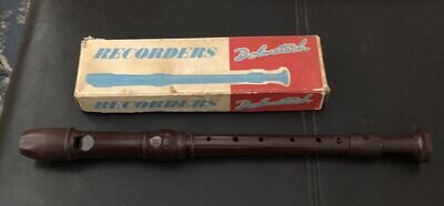 Vintage Treble Recorder In Original Box