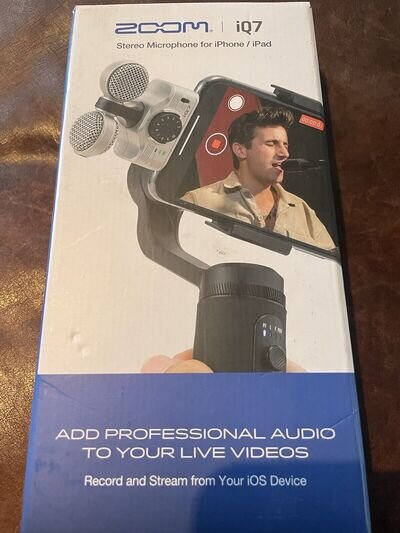 ZOOM iQ7 stereo microphone iPhone / iPad for