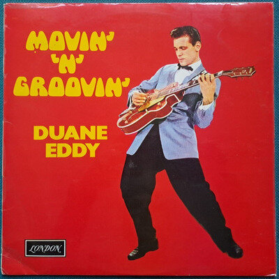 DUANE EDDY - Movin' 'N' Groovin - 12" VINYL LP ALBUM RECORD - EX