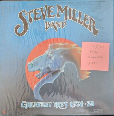 Steve Miller Band Greatest Hits 1974-78 Vinyl Record EX/VG+ 9199916 1976