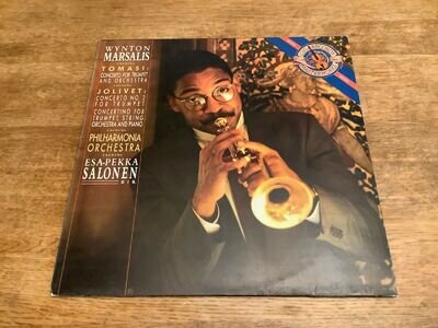 42096 Jolivet and Tomasi: Trumpet Concertos. Wynton Marsalis. CBS LP NEW