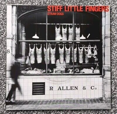 STIFF LITTLE FINGERS - STRAW DOGS, 7” vinyl single (1979) CHRYSALIS, Excellent