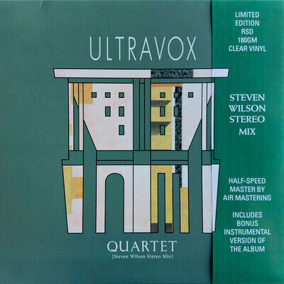 Ultravox - Quartet (Steven Wilson) (2× Clear Vinyl LP 2023, RSD,Limited Edition)