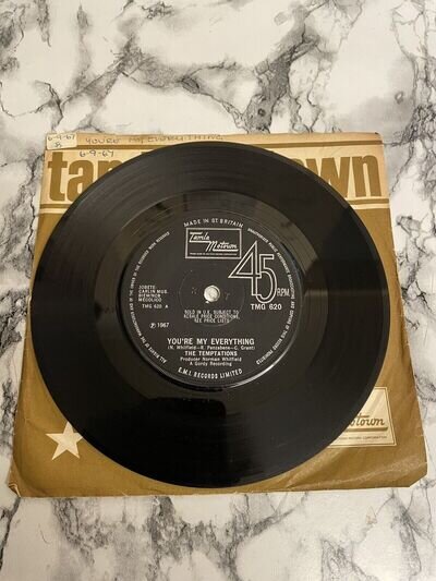 The Temptations You’re My Everything 45 Tamla Motown EX