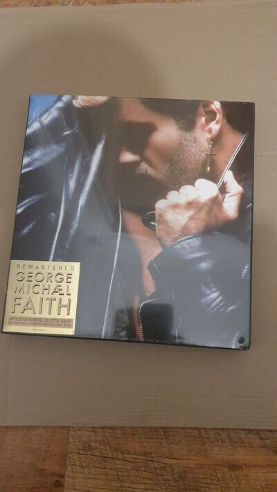 GEORGE MICHAEL FAITH LTD EDN BOX SET VINYL CD DVD BOOK ( NEW AND SEALED )